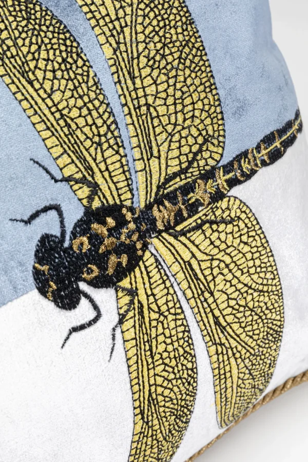 KARE Design Kussen Glitter Dragonfly White 50x30cm