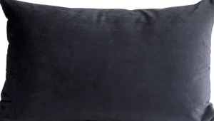 KARE Design Kussen Grete Plaid Black 50x30cm