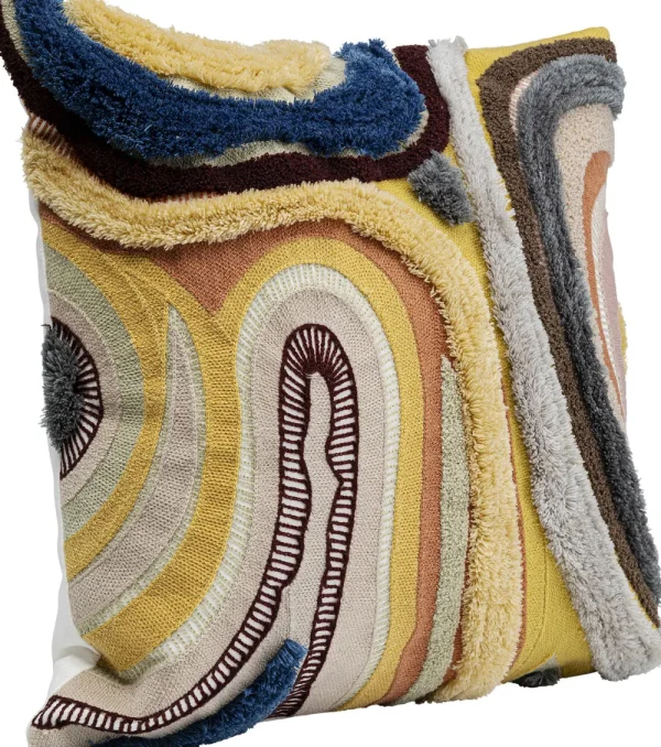 KARE Design Kussen Lava Bruin 45x45cm