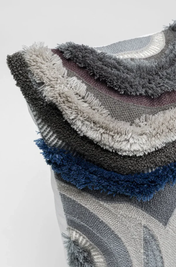 KARE Design Kussen Lava Grijs 45x45cm