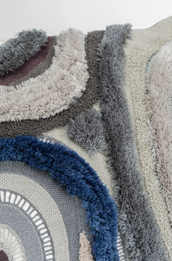 KARE Design Kussen Lava Grijs 45x45cm