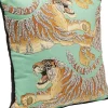 KARE Design Kussen Tiger Love Mint 45x45cm