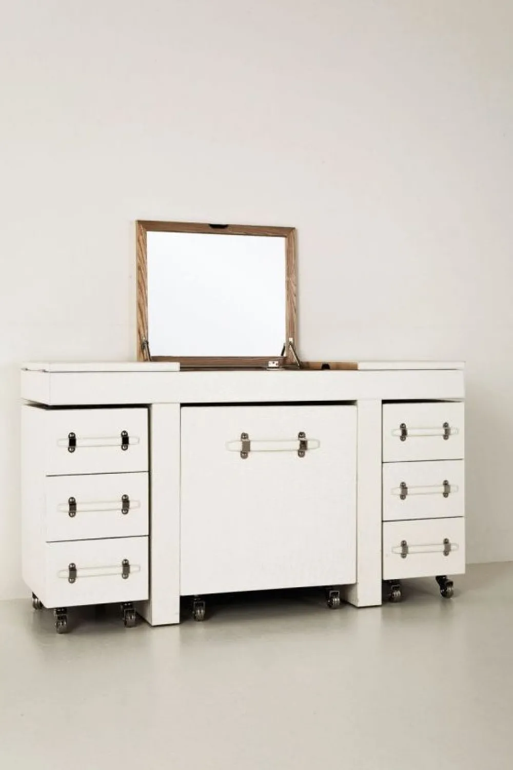 makeup_tafel_diva_croco_wit_1.webp KARE Design Make-up Tafel Diva Croco Wit