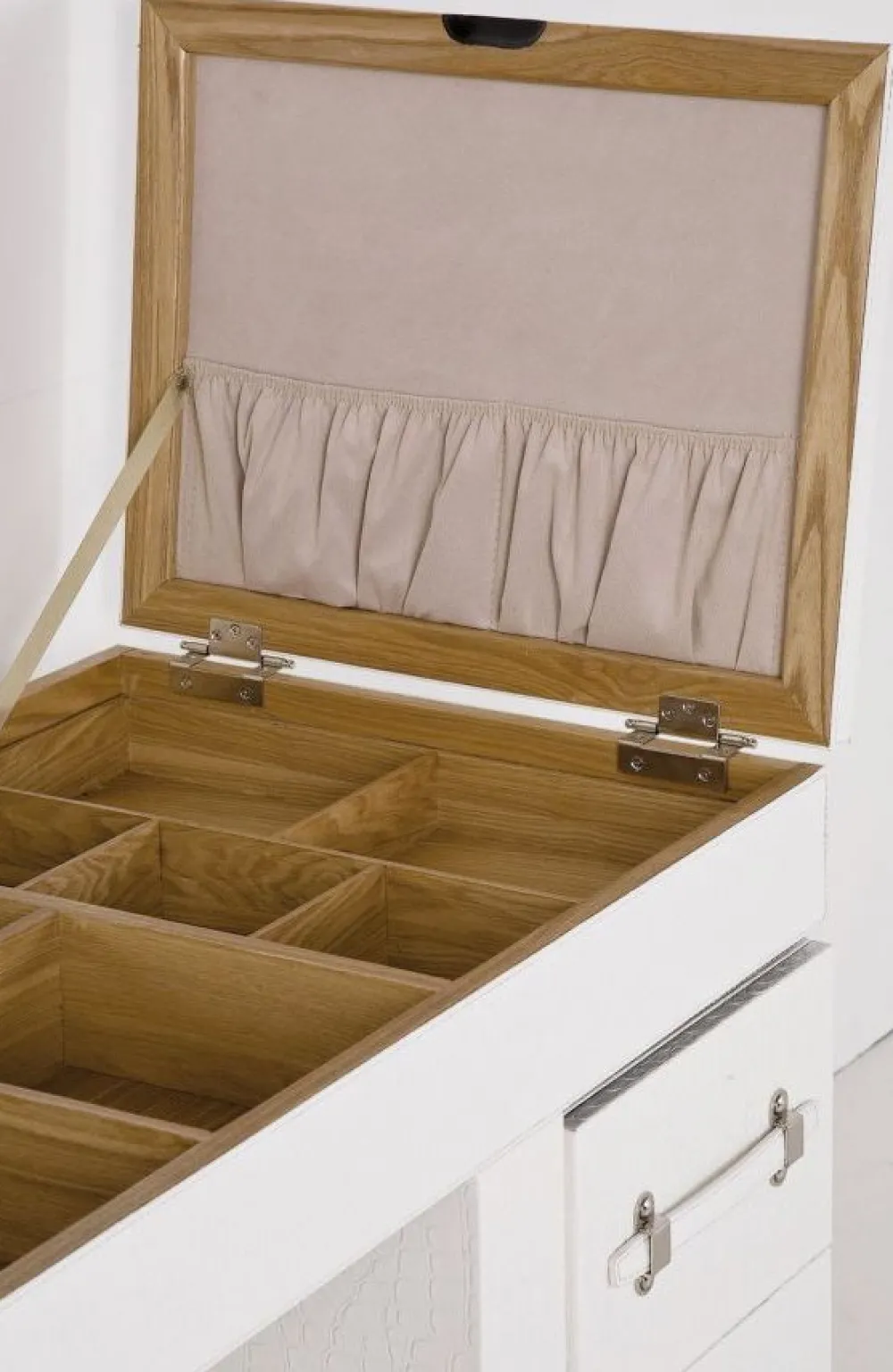 makeup_tafel_diva_croco_wit_5.webp KARE Design Make-up Tafel Diva Croco Wit