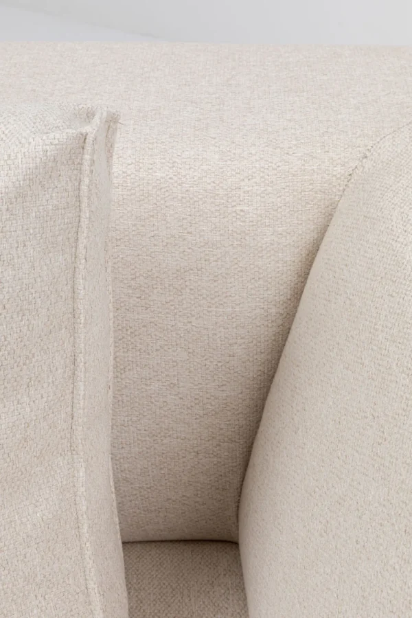 KARE Design Modulaire Bank Infinity Ottomane Elements Cream Right 182cm