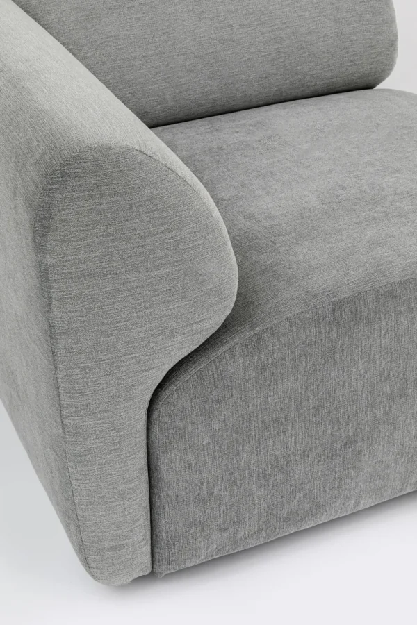 KARE Design Modulaire Bank Lucca Corner Elements Grey 86cm