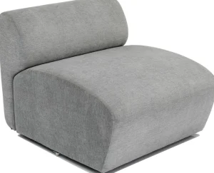 KARE Design Modulaire Bank Lucca Middle Elements Grey 76cm