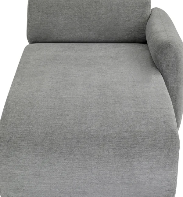 KARE Design Modulaire Bank Lucca Ottomane Elements Grey Right 90cm