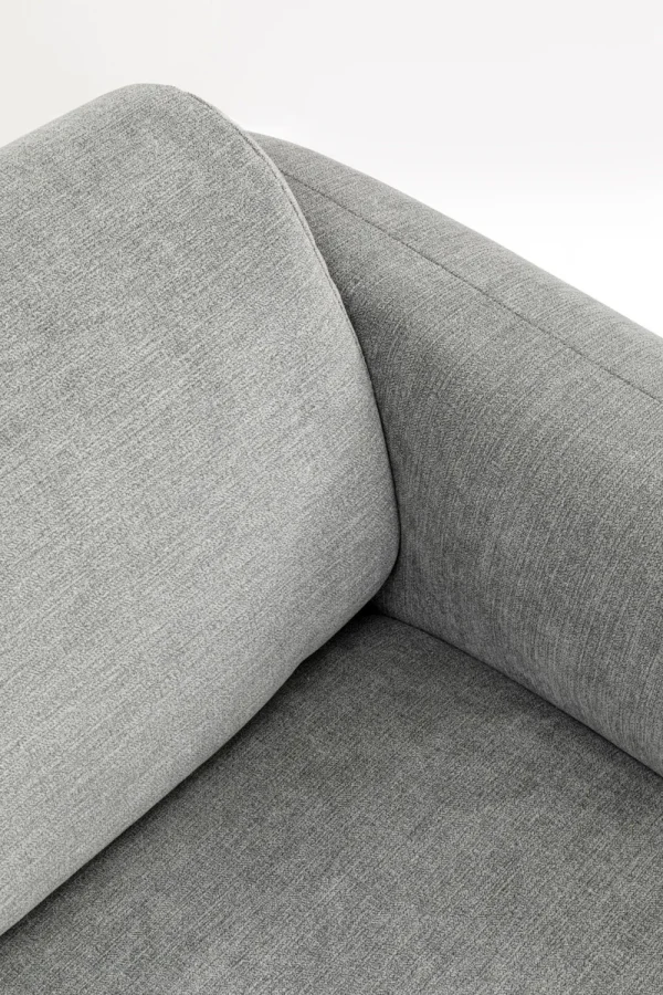 KARE Design Modulaire Bank Lucca Ottomane Elements Grey Right 90cm