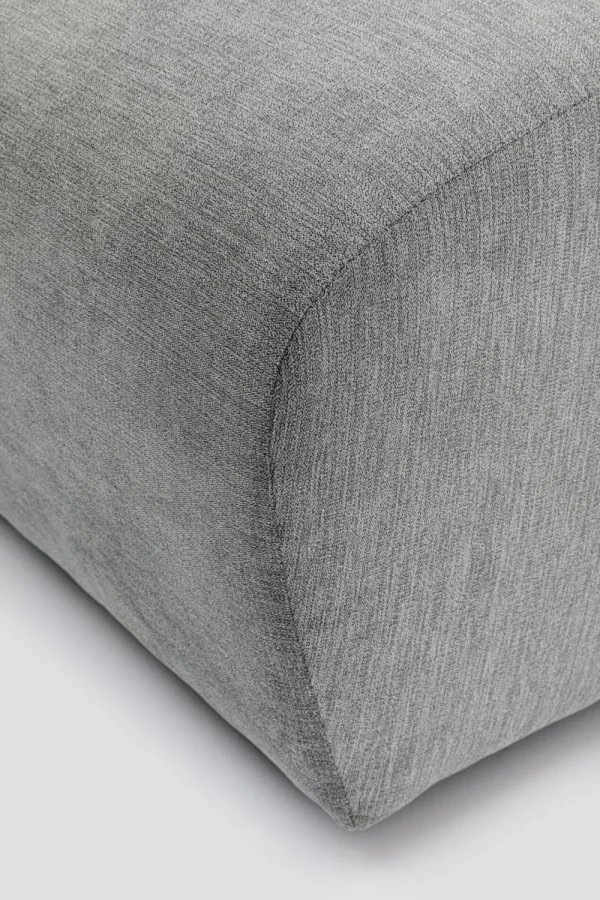 KARE Design Modulaire Bank Lucca Pouff Grey 76cm