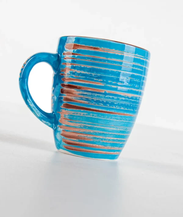 KARE Design Mok Swirl Blauw