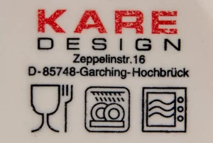 KARE Design Mok Swirl Blauw