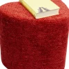 KARE Design Poef Lovely Rood 36x34cm