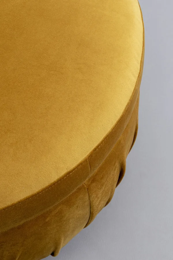 KARE Design Poef Nube Yellow 56cm