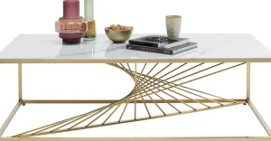 KARE Design Salontafel Art Marmer Glas 140x70cm