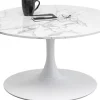 KARE Design Salontafel Shickeria Marble White 80cm