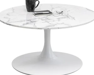 KARE Design Salontafel Shickeria Marble White 80cm