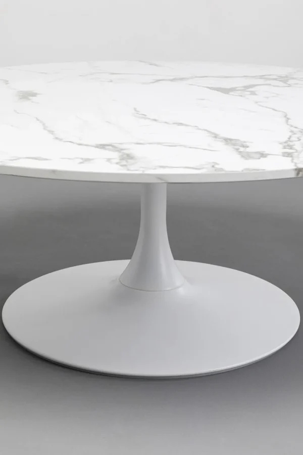 KARE Design Salontafel Shickeria Marble White 110cm