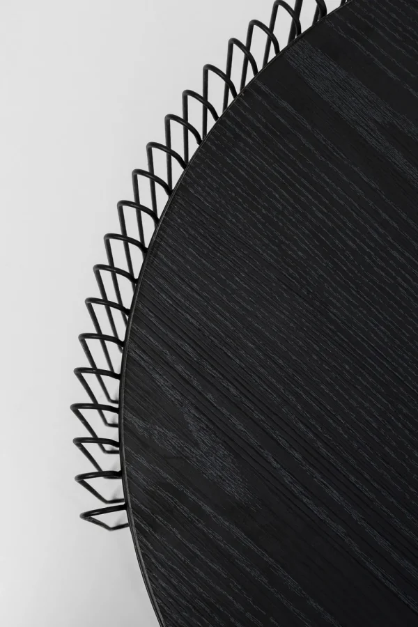 KARE Design Salontafel Wire Double Black Wood (2/set)