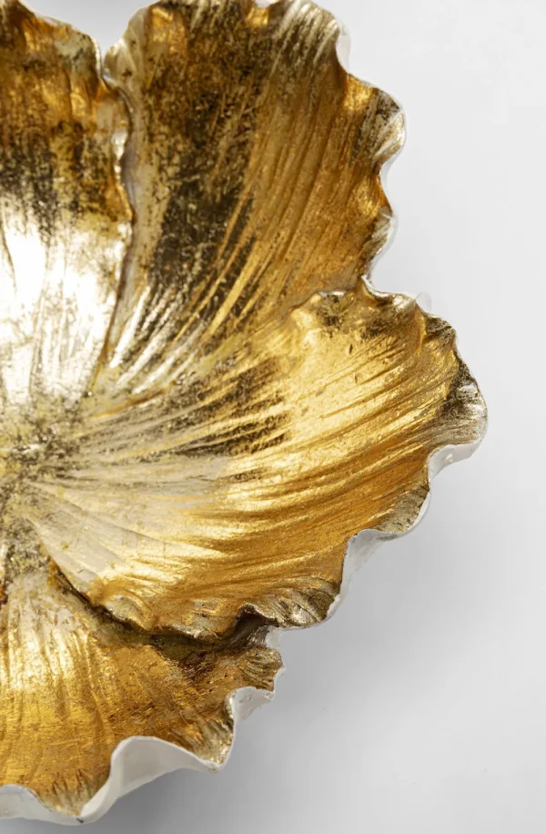 KARE Design Schaal Flower Bloom Creme Goud Ø20