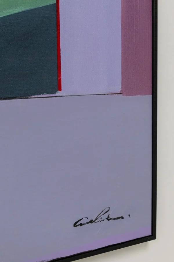 KARE Design Schilderij Abstract Shapes Purple 113x113cm