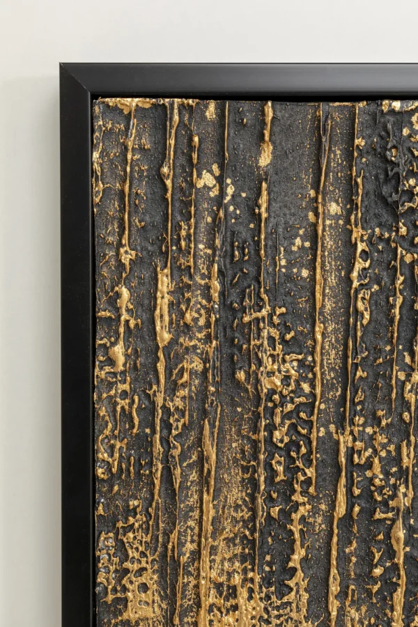 KARE Design Schilderij Abstract Zwart 80x120cm