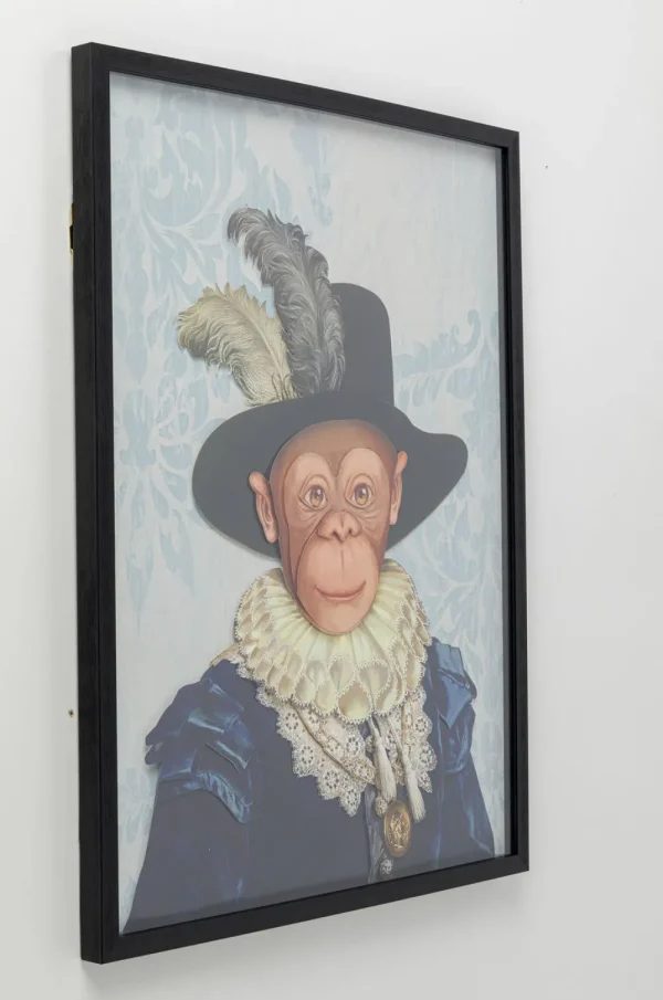 KARE Design Schilderij Art Monkey Sir 80x60cm