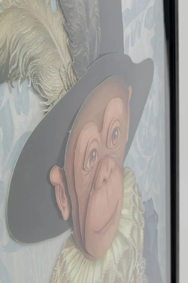 KARE Design Schilderij Art Monkey Sir 80x60cm