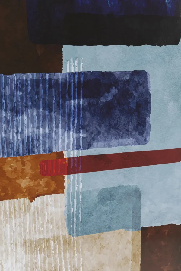 KARE Design Schilderij Box Back Blue 60x80cm