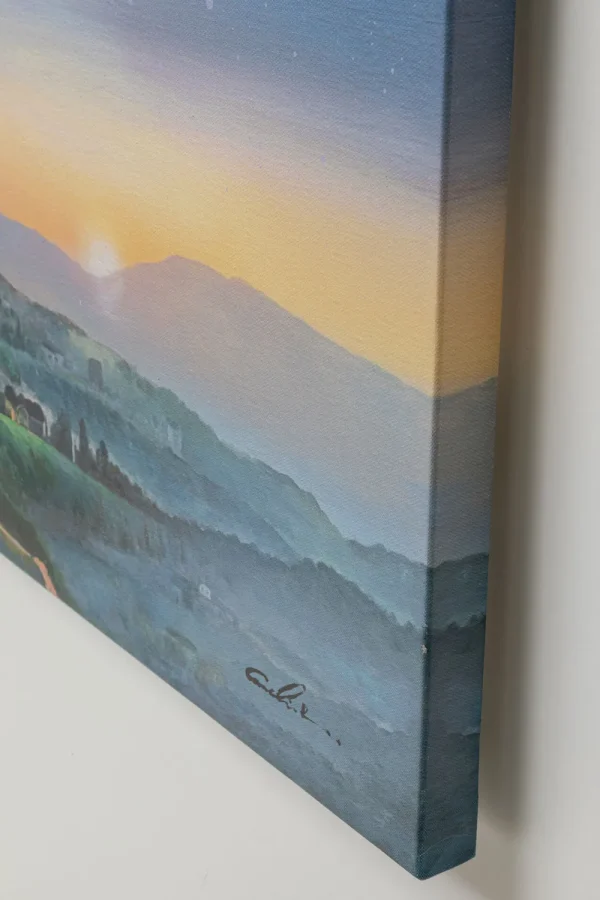 KARE Design Schilderij Flying Elephant At Night 120x160cm