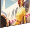 KARE Design Schilderij Met Lijst LED Jetset Lean Lady 120x80cm