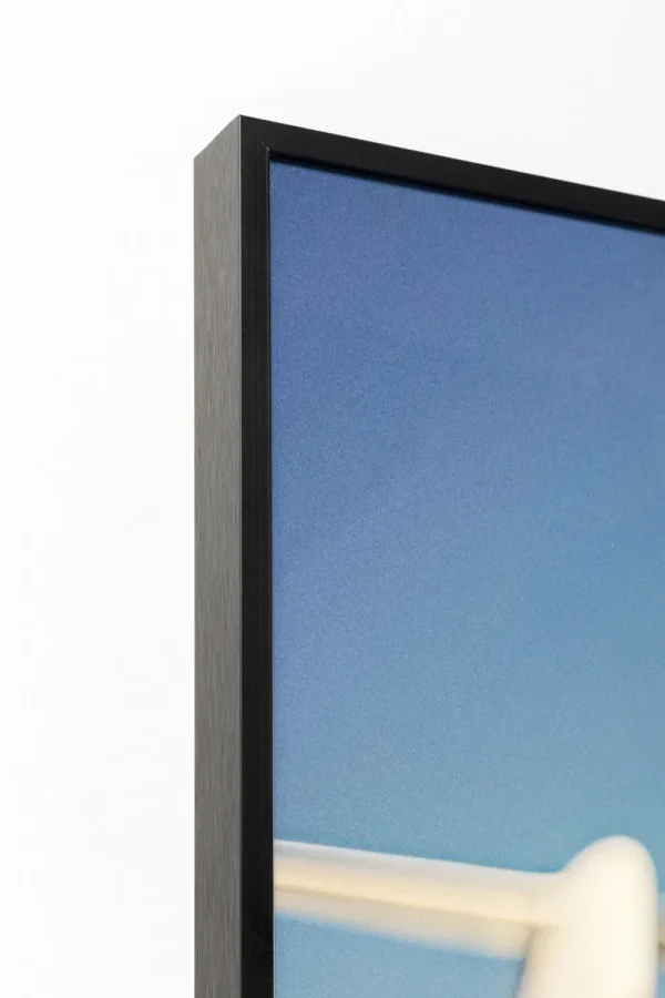 KARE Design Schilderij Met Lijst LED Jetset Lean Lady 120x80cm