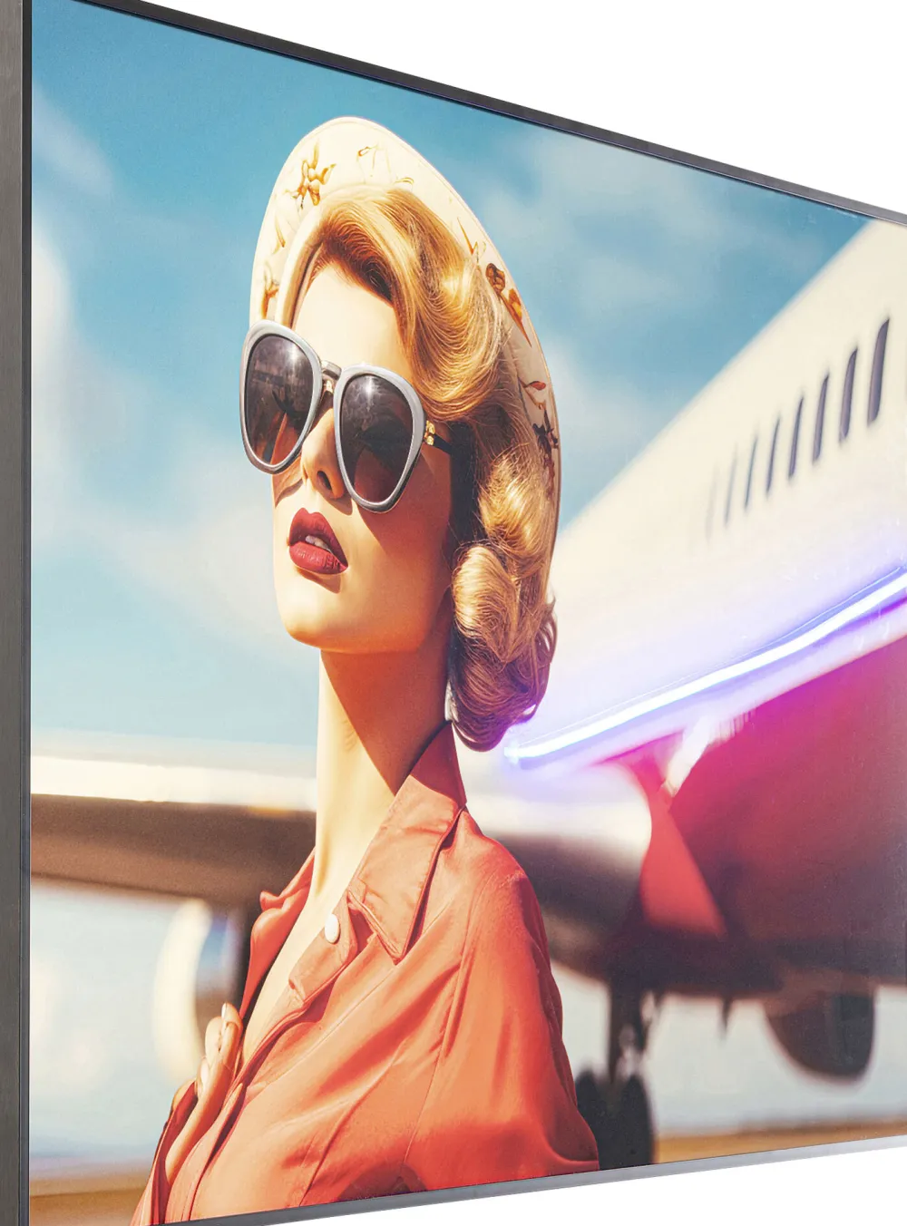 schilderij_met_lijst_led_jetset_pose_lady_xcm_0.webp KARE Design Schilderij Met Lijst LED Jetset Pose Lady 120x80cm