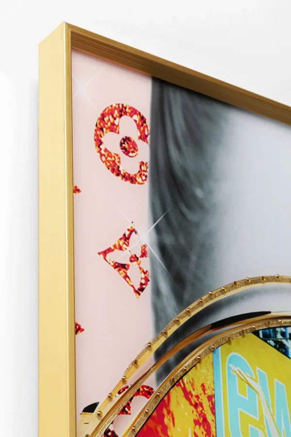 KARE Design Schilderij Met Lijst Times Square View 120x120cm