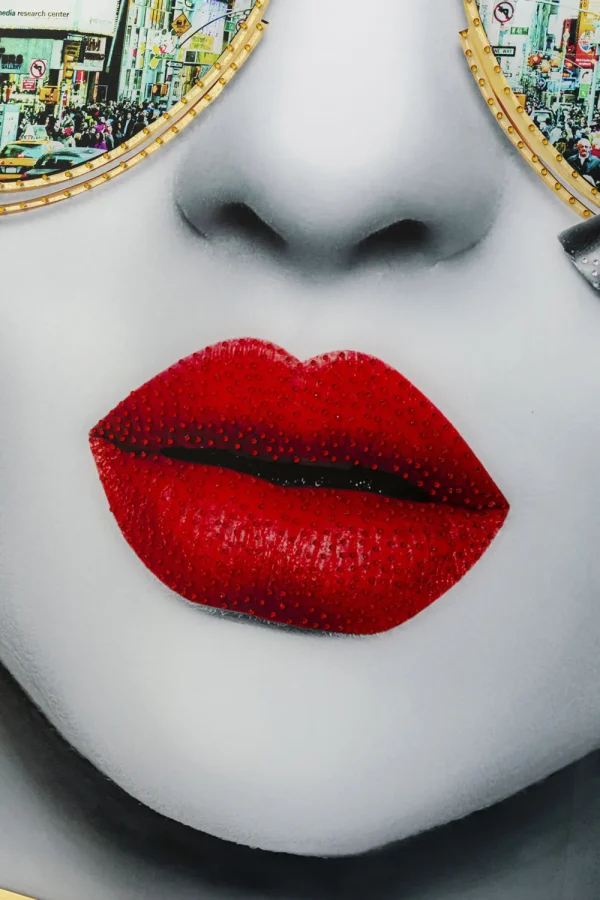 KARE Design Schilderij Met Lijst Times Square View 120x120cm