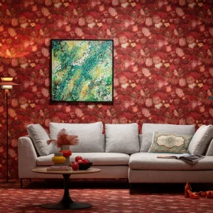 KARE Design Schilderij Top View Green 100x100cm