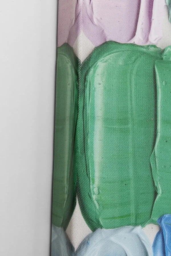 KARE Design Schilderij Touched Colorful Dots 140x200cm