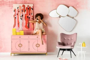 KARE Design Schilderij Touched Flamingo Meeting 120x90cm