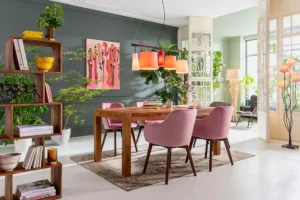 KARE Design Schilderij Touched Flamingo Meeting 120x90cm