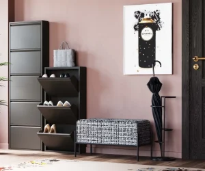 KARE Design Schoenenkast Caruso 3 Black (MO)