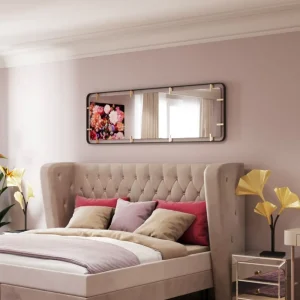 KARE Design Spiegel Betsy Frame Rechthoekig Metaal 55x165cm