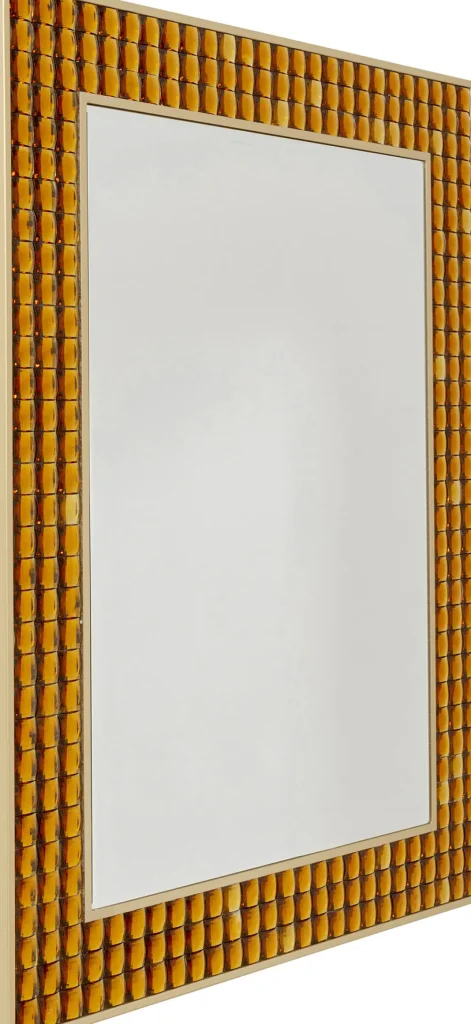 KARE Design Spiegel Crystals Brass 80x100cm