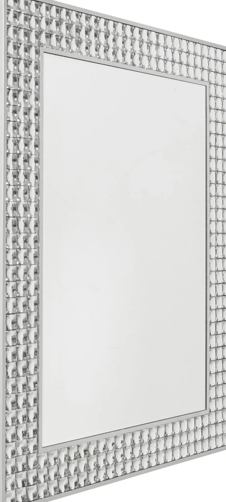 KARE Design Spiegel Crystals Silver 80x100cm