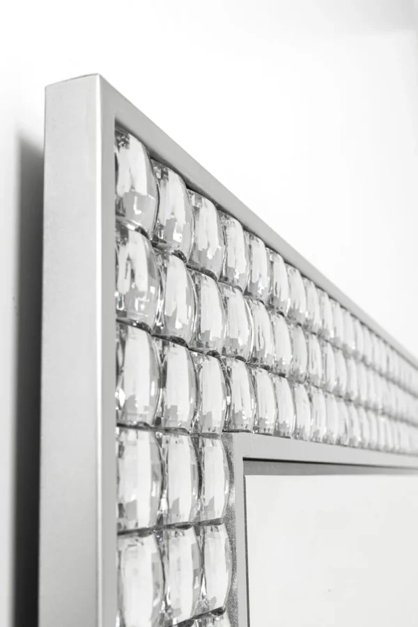 KARE Design Spiegel Crystals Silver 80x100cm