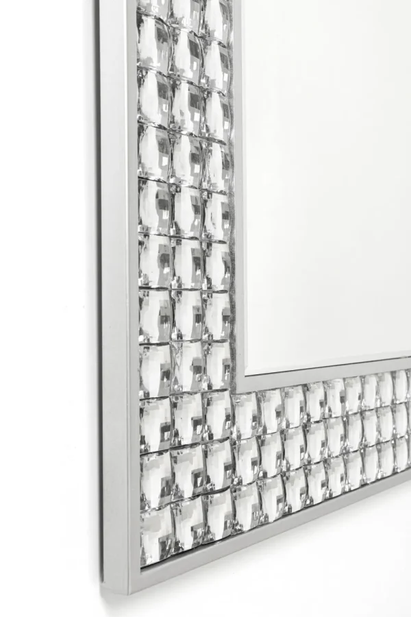 KARE Design Spiegel Crystals Silver 80x100cm