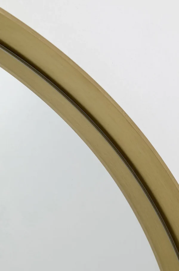 KARE Design Spiegel Curve MO Messing Ø100cm