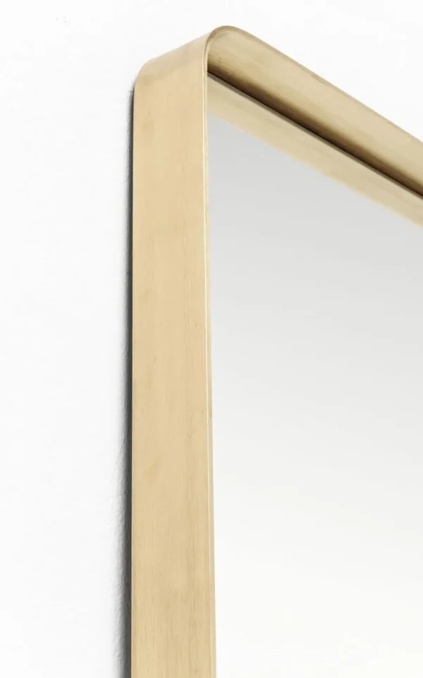 KARE Design Spiegel Curve Rechthoekig Messing 70x200cm