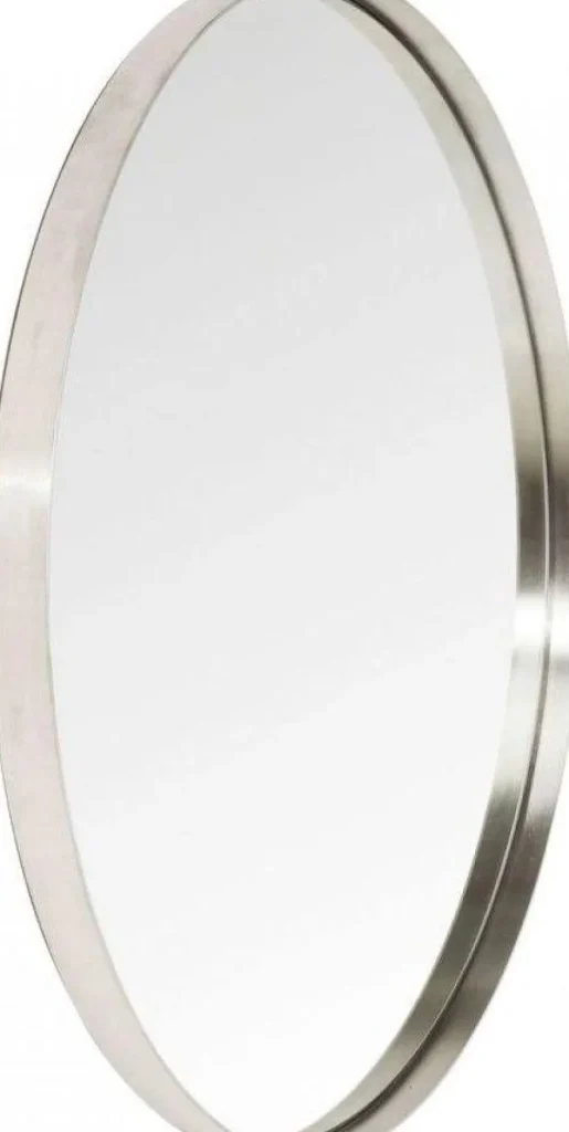 KARE Design Spiegel Curve Rond Roestvrij Staal Ø100cm