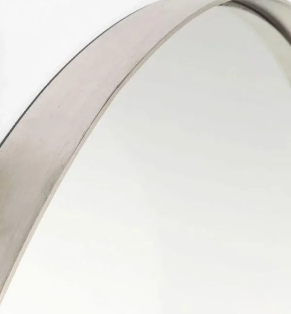 KARE Design Spiegel Curve Rond Roestvrij Staal Ø100cm