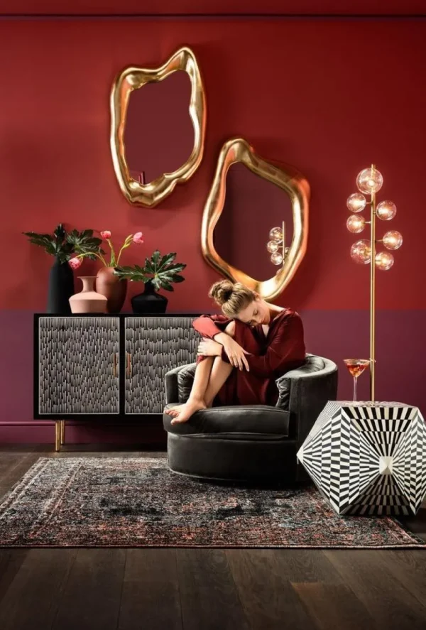 KARE Design Spiegel Hologram Goud 76x119cm